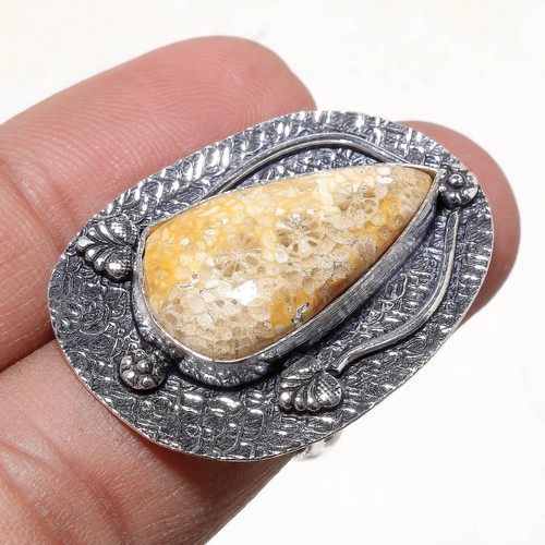 Anello pietra preziosa - , corallo