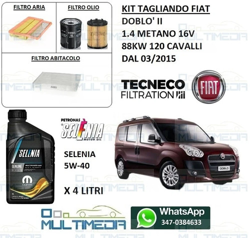 Kit tagliando filtri olio - kit,