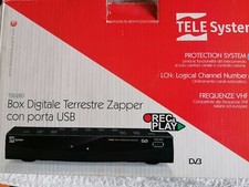 DECODER TELE SYSTEM TS 6280 CON Telecomando - PARI A NUOVO - REC & PLAY