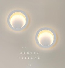 Applique da parete tondo LED 15W Lampada da interno design moderno cerchio IP20