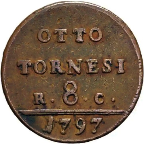 Tornesi 1797 regno di - tornesi,