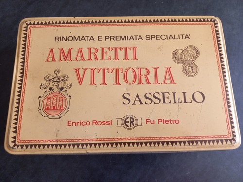 Scatola latta amaretti - scatola,