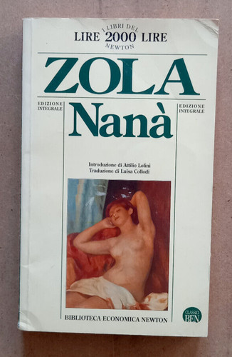 Libro romanzo nana emile - romanzo,