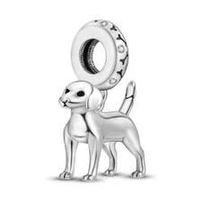 Charm pendente Cane in Argento