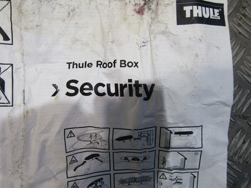 Thule box tetto manuale - box,
