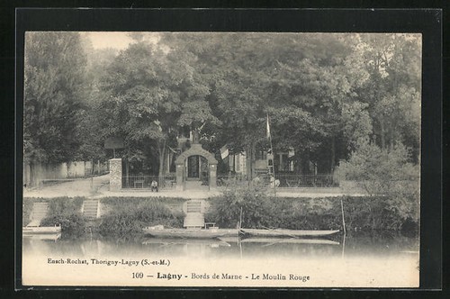Cpa lagny bords la - cpa,
