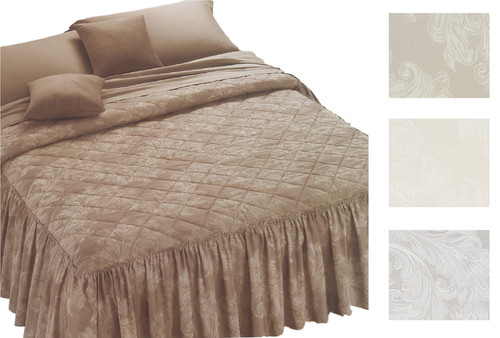 Copriletto raso jacquard - copriletto,