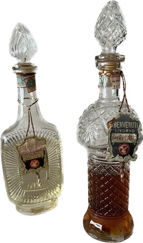 Coppia bottiglie antiche - bottiglie,