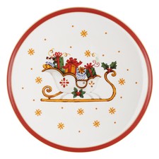 Piatto panettone slitta in