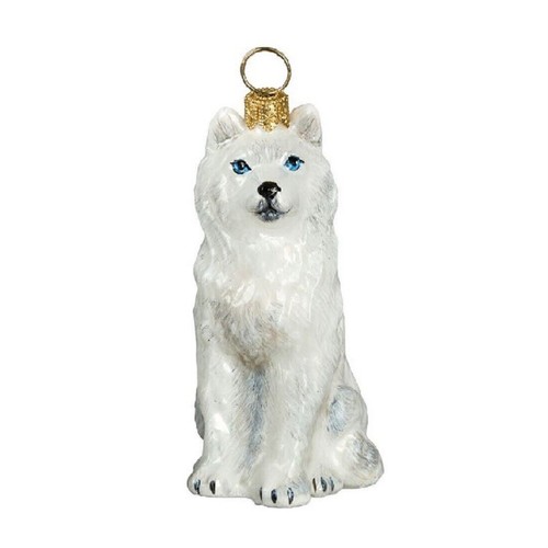 Husky siberiano bianco - siberiano, con