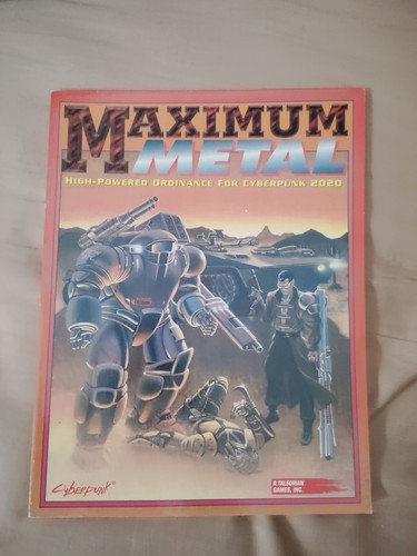 Cyberpunk 2020 maximum metal - maximum,