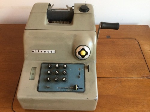 Calcolatrice olivetti antica - olivetti,