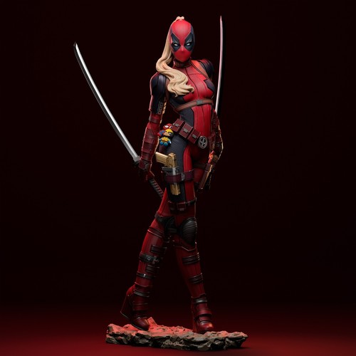 Lady deadpool kit modellino - lady,
