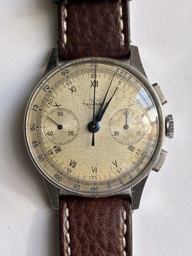 Vintage chronograph tavannes - chronograph, tavannes.