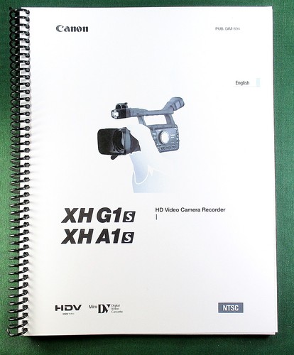 Canon g1s xh a1s manuale - canon,