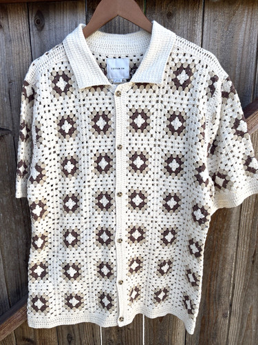 Camicia uomo avana