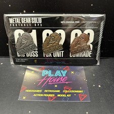 SET SPILLE METAL GEAR SOLID PORTABLE LIMITED EDITION JAPAN BIG BOSS FOX KONAMI