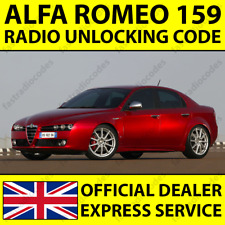 ✅ALFA ROMEO 159 AUTORADIO NAVIGAZIONE SBLOCCO PIN CODICE VELOCE E AFFIDABILE✅