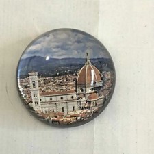 SOUVENIR FIRENZE FERMA CARTA SCRIVANIA VETRO CON SCATOLA