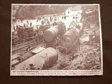 Disastro ferroviario di Brasov (Kronstadt) nel 1935 Locomotiva vagoni Romania
