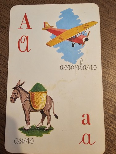 Tavole alfabetiere vintage - tavole,