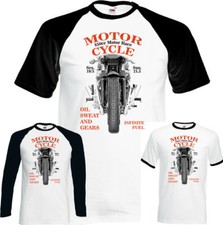 T-Shirt Da Biker Per Uomini 850CC Motor Race Cafe Racer Moto