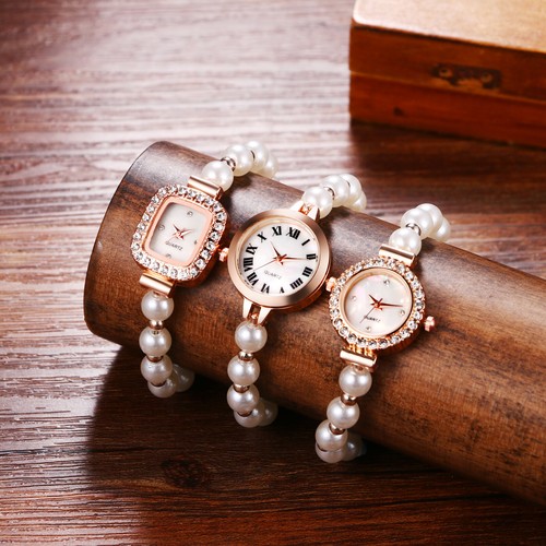 Orologio polso donna perle - polso,