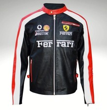 Giacca pelle Ferrari Racing