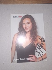 Biglietto autografo Josephine Martz tutto ciò che conta AWZ SOKO ARD ZDF RTL NDR 