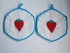 Coppia di presine fatte a mano