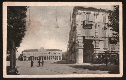Cartolina alessandria piazza - cartolina,