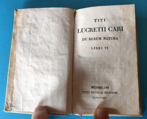 Lucrezio caro rerum natura - caro,de,