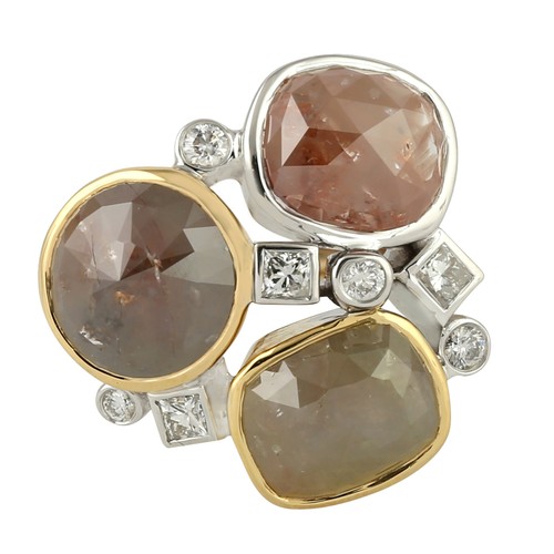 Anello fascia con diamanti - con,