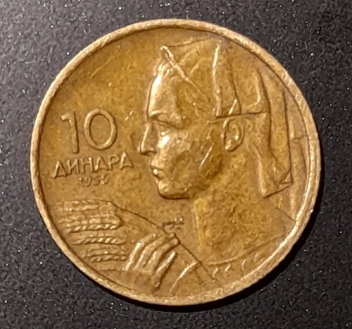 Jugoslava dinara - -, 10