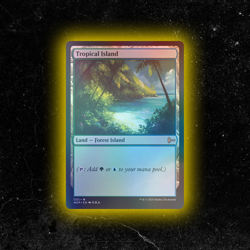 Foil tropical island - -,