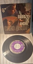 FABRIZIO DE ANDRE', CARO AMORE / SPIRITUAL (Bluebell 1967) 45 giri ottimo EX/EX