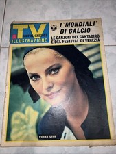 SORRISI E CANZONI TV 1966 N. 26. VIRNA LISI, GEMELLE KESSLER, MONDIALI DI CALCIO