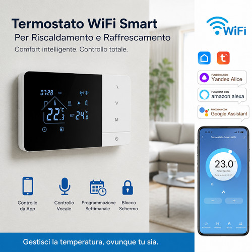 Termostato wifi smart - termostato,
