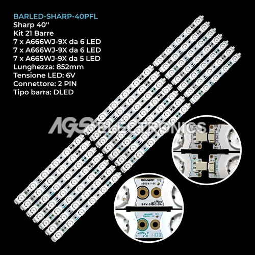 Kit barre strip led - 17,