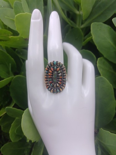 Anello turchese spinoso stile