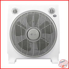 Ventilatore da Tavolo Pavimento Box Fan TERMOZETA Timer 30 cm Potente Silenzioso