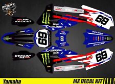 Kit Déco Moto pour / Mx Decal Kit for Yamaha YZF - Replica Redbud 2022