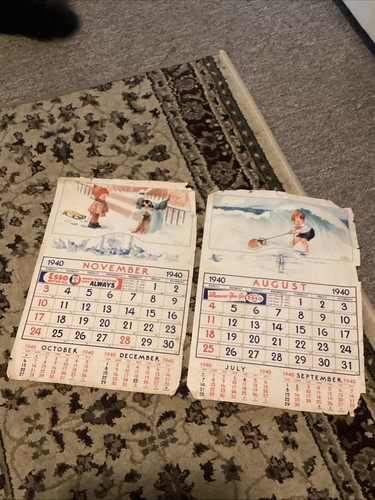 Pagina calendario vintage - pagina,