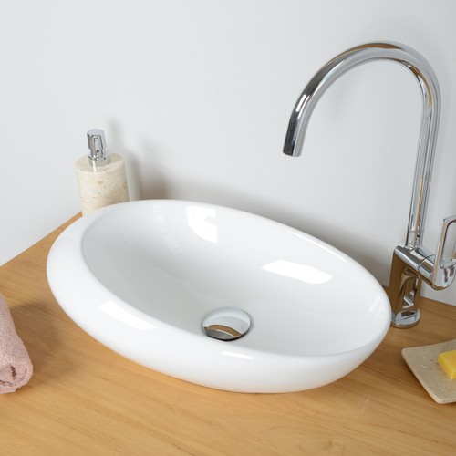 Lavabo appoggio ceramica - in,
