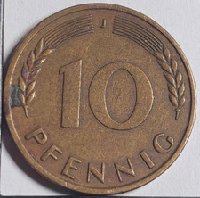 10 Pfennig 1950 J Allemagne