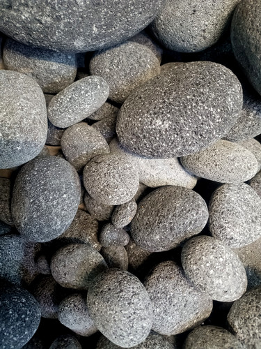 Lava cobble rock - lava, ohko