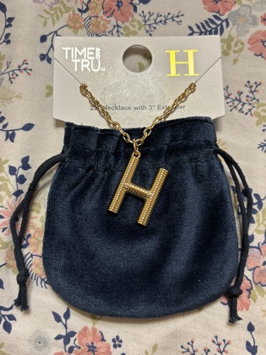 Collana time and tru lettera - time, h