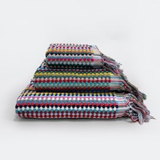 Asciugamani da bagno a righe