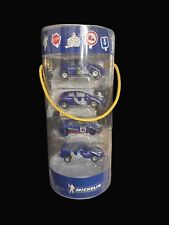 Michelin Man Norev miniature 3 pollici 4 auto giocattolo set regalo in tubo da collezione 1:6