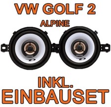 VW Golf 2 II cruscotto ALPINE